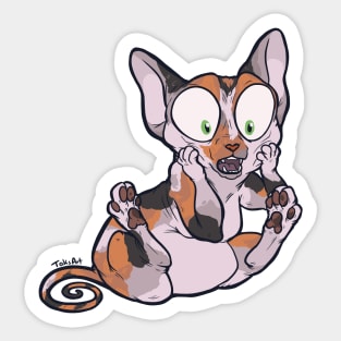 Oh My - Calico Sphynx Sticker